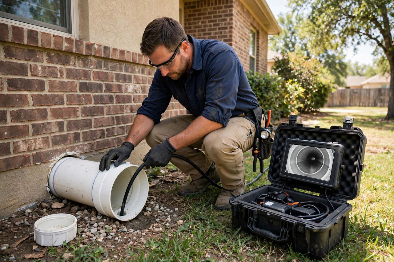 Sewer Line Backup Cleanup in Schertz, Texas